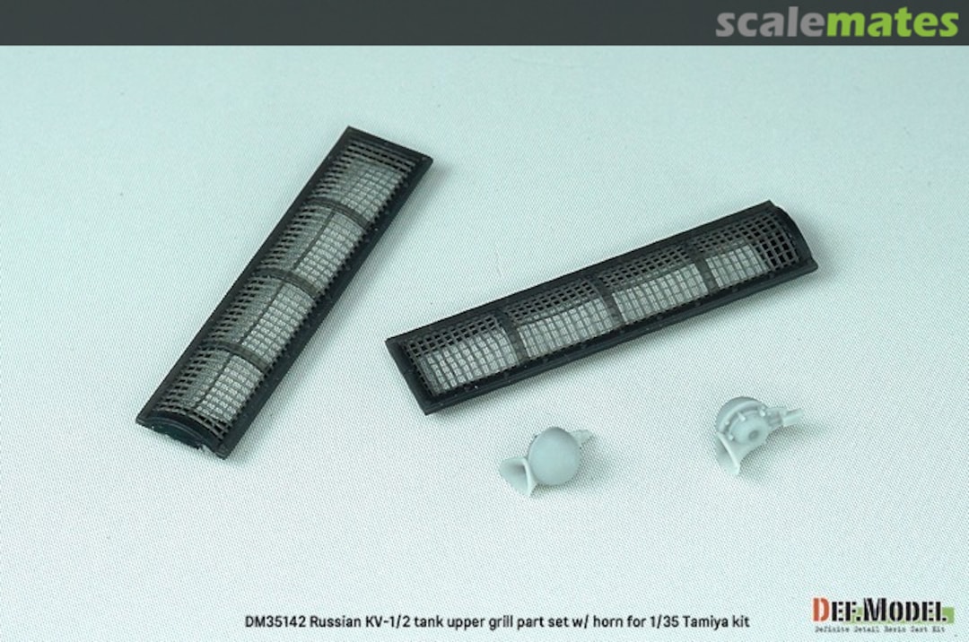 Contents Russian KV-1/2 Upper grill set w/ horn DM35142 Def.Model Contents Russian KV-1/2 Upper grill set w/ horn DM35142 Def.Model