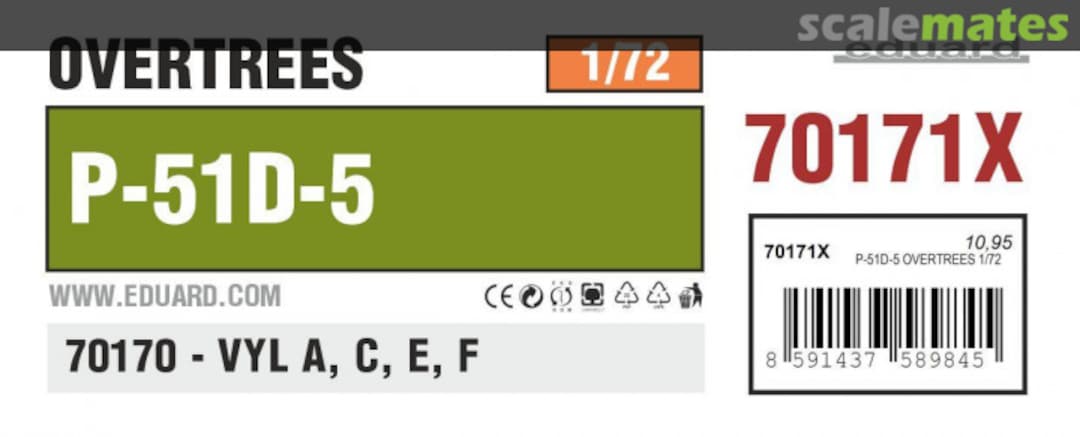 Boxart P-51D-5 Overtrees 70171X Eduard Boxart P-51D-5 Overtrees 70171X Eduard