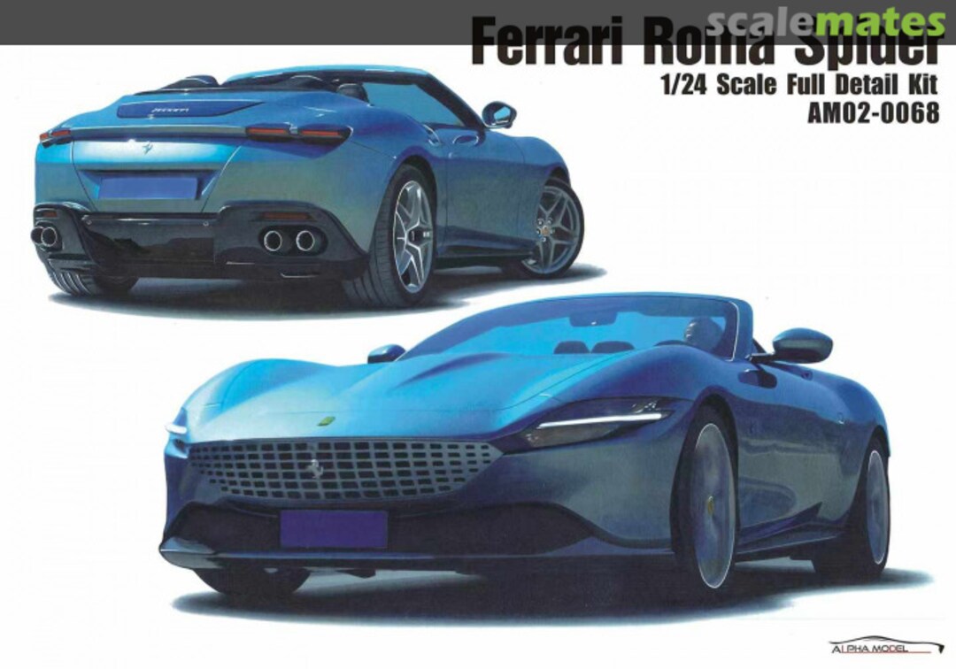 Boxart Ferrari Roma Spider AM02-0068 Alpha Model Boxart Ferrari Roma Spider AM02-0068 Alpha Model