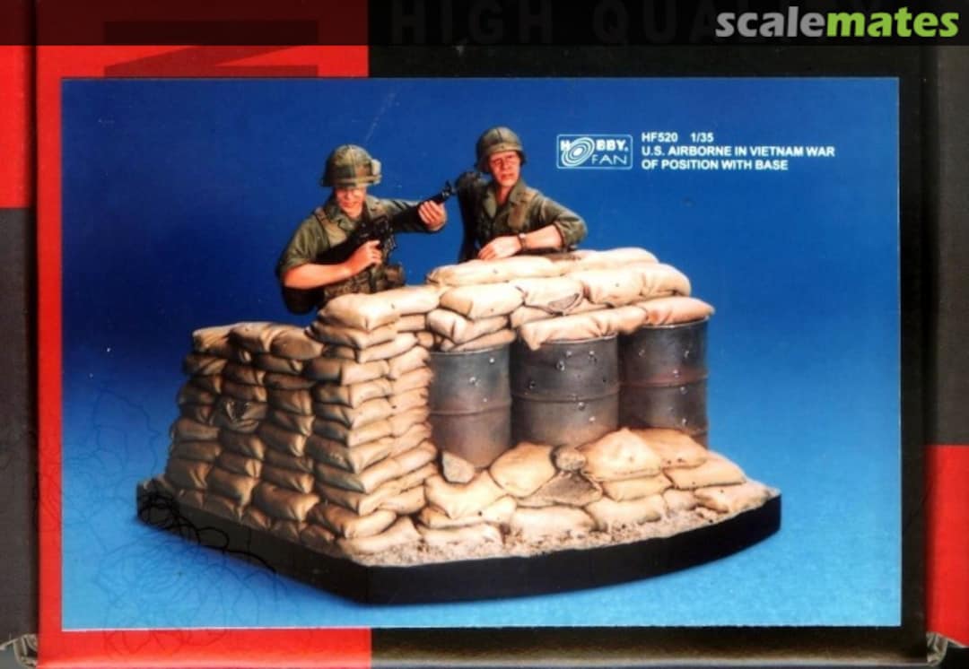 Boxart U.S. Airborne in Vietnam of Position w/Base HF520 Hobby Fan Boxart U.S. Airborne in Vietnam of Position w/Base HF520 Hobby Fan