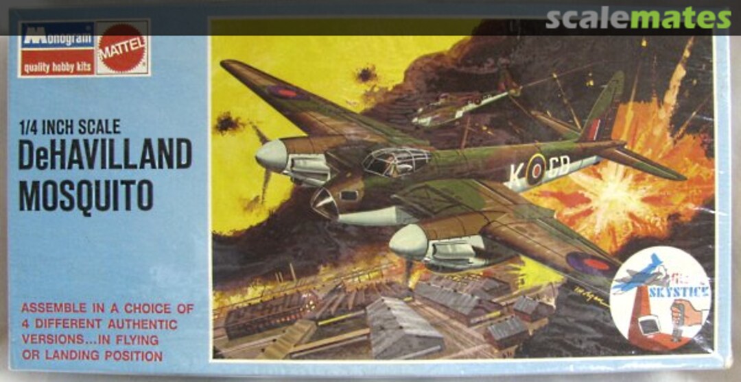 Boxart De HAVILLAND Mosquito 6849 Monogram/Mattel Boxart De HAVILLAND Mosquito 6849 Monogram/Mattel