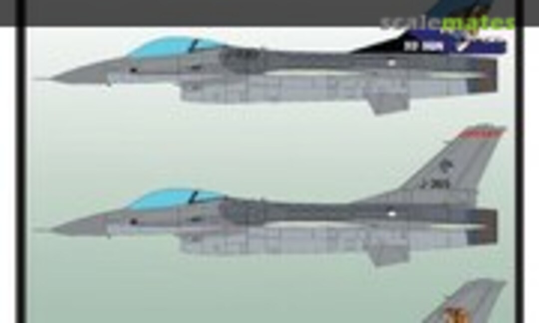 1:48 313 Squadron F-16A/B, F-16AM/BM Part 1 (Flevo Decals 48-015) 48-015
