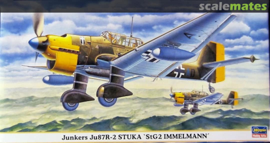 Boxart Junkers Ju 87R-2 Stuka `StG2 Immelmann´ 09673 Hasegawa Boxart Junkers Ju 87R-2 Stuka `StG2 Immelmann´ 09673 Hasegawa
