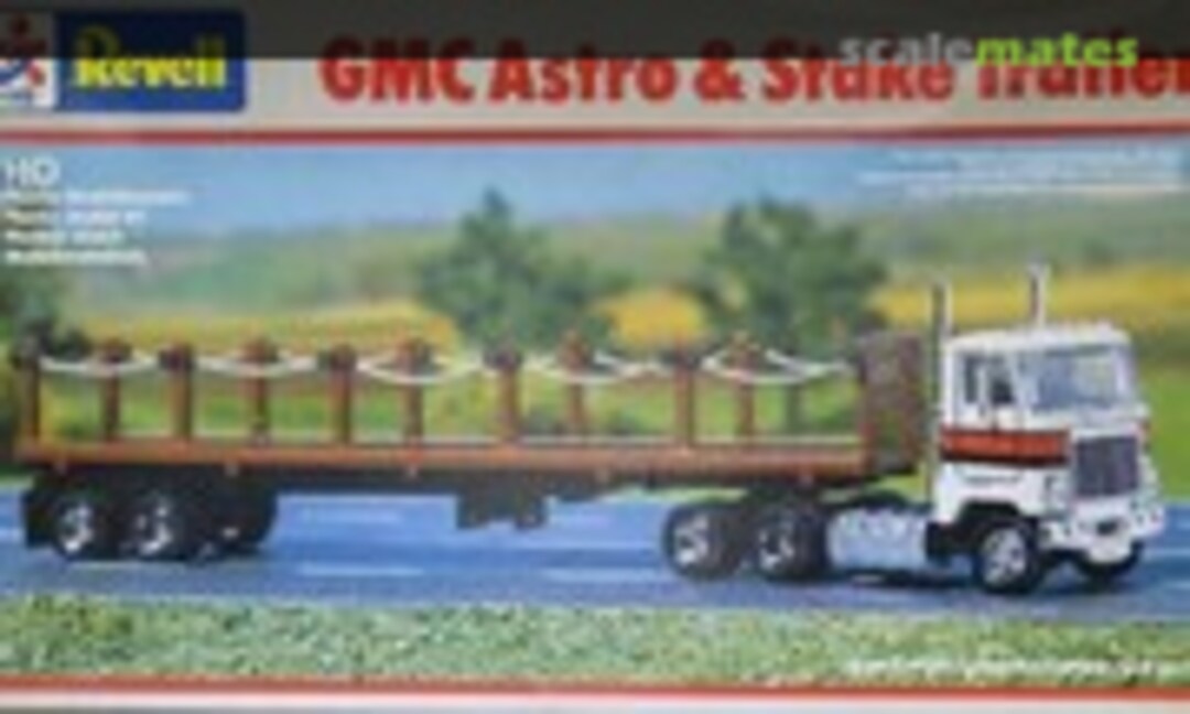 1:87 GMC Astro &amp; Stake Trailer (Revell/ceji 2103)