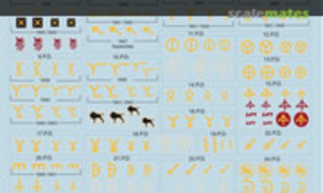 1:35 German Panzer division marking (Print Scale 35-002) 35-002