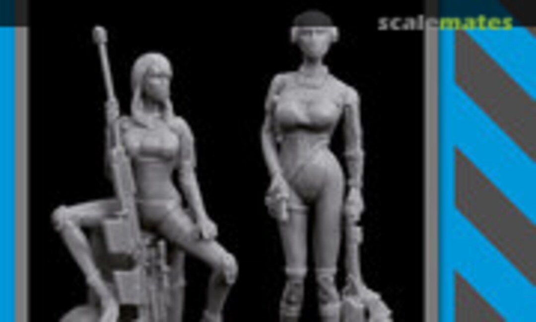 1:35 Woman hunter cyborgs - Set (Black Dog F35162) F35162