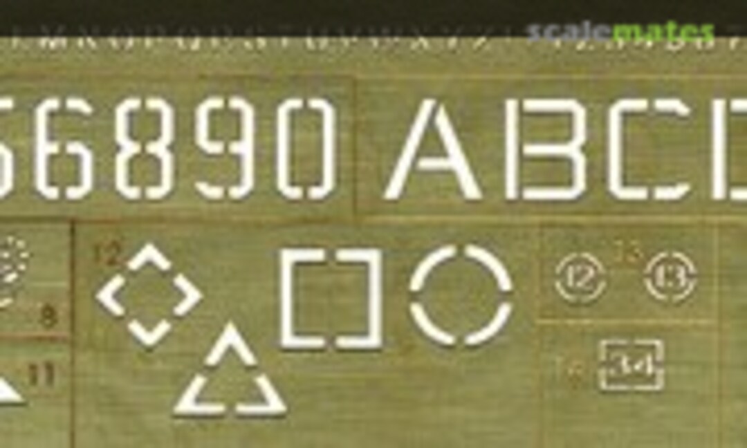 1:35 3rd Cavalry Regiment & 3/4 Cavalry Regiment (Mouse House Enterprises AUSTENCIL4) AUSTENCIL4