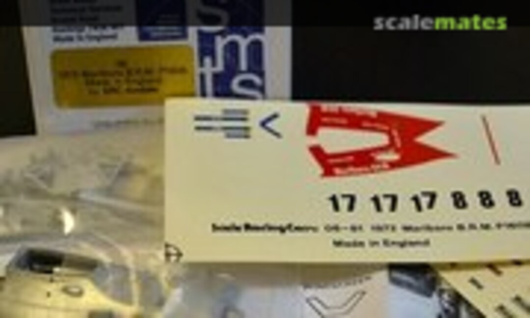 BRM P160B &quot;Marlboro&quot; F1 (Scale Model Technical Service 06)