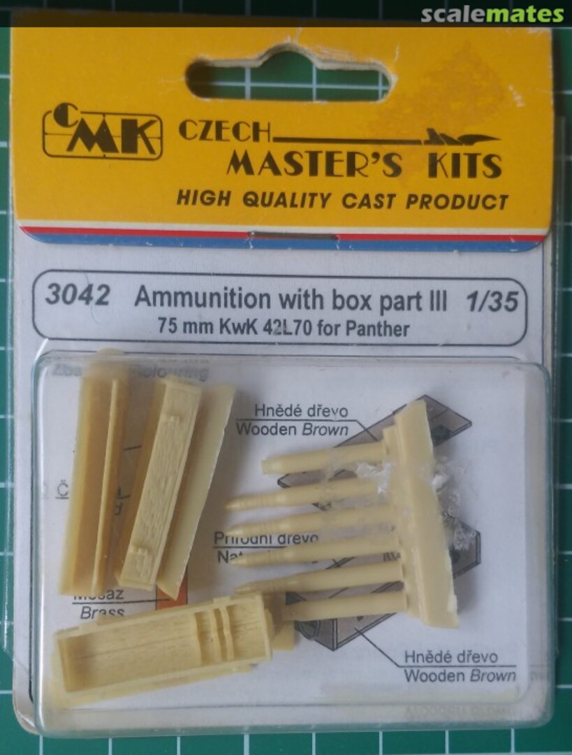 Boxart Ammunition with box part III 3042 CMK Boxart Ammunition with box part III 3042 CMK