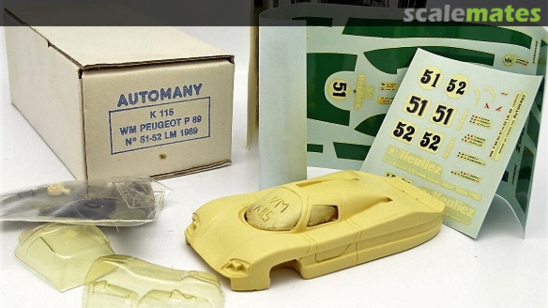 Boxart WM-Peugeot P489 "Heuliez" K115 Automany Boxart WM-Peugeot P489 "Heuliez" K115 Automany