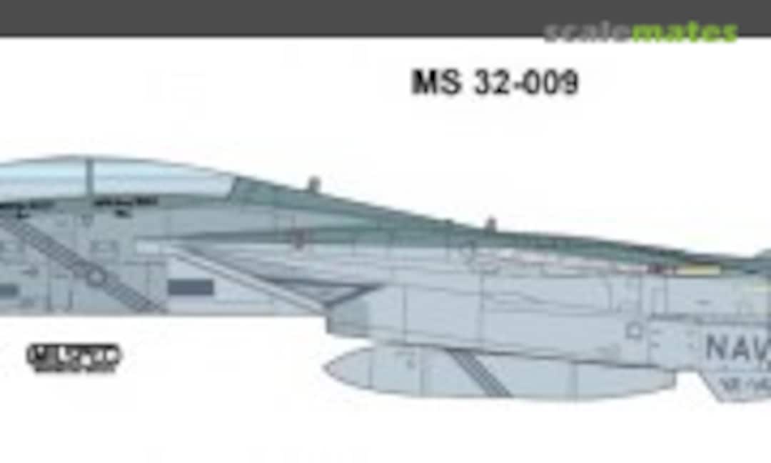 1:32 VF-143 Pukin' Dogs F-14B (Milspec MS 32-009) MS 32-009