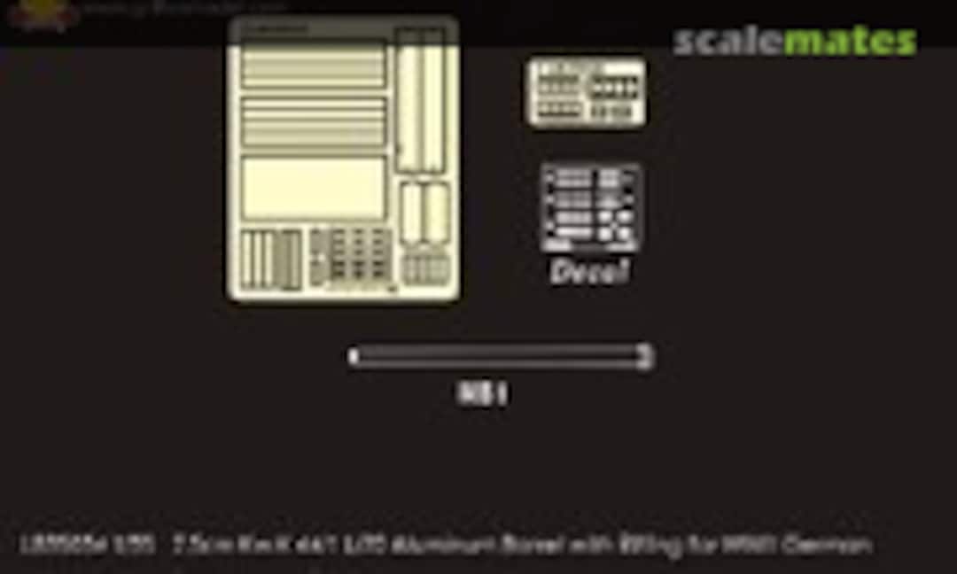 1:35 7.5cm Kw.K 44/1 L/70 Aluminum Barrel with Rifling for WWII German Panther Ausf.F (Griffon Model LB35034) LB35034