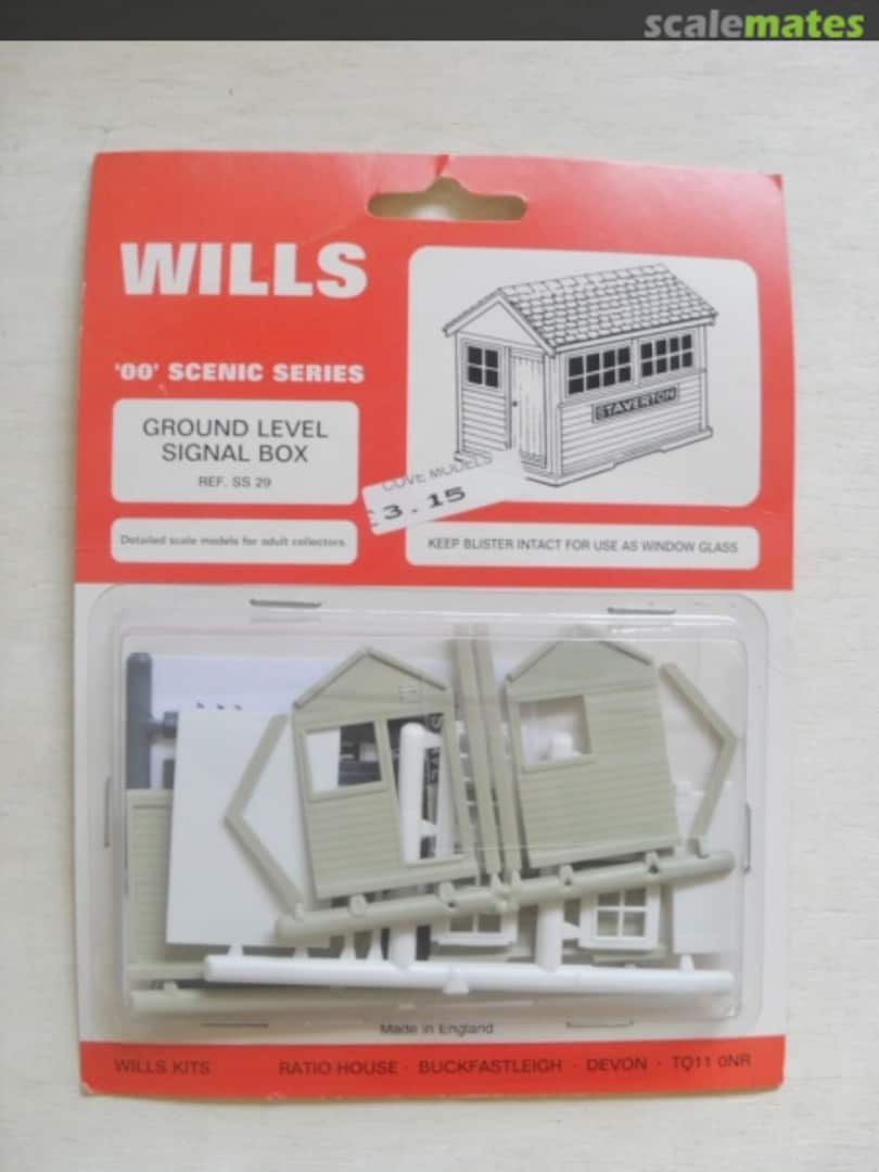 Boxart Ground Level Signal Box SS29 WILLS