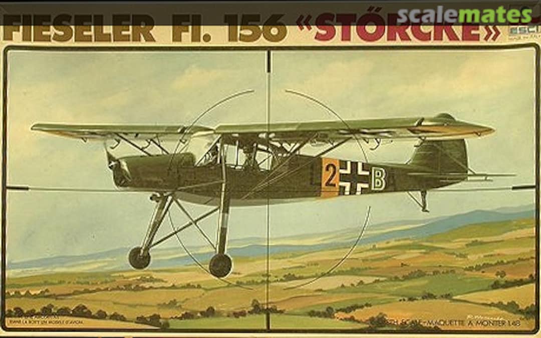 Boxart Fieseler Fi. 156 "Störcke" 4019 ESCI Boxart Fieseler Fi. 156 "Störcke" 4019 ESCI