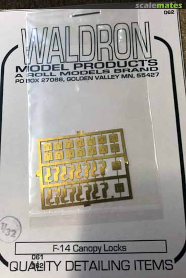 Boxart F-14 Canopy Locks WR0062 Waldron Model Products Boxart F-14 Canopy Locks WR0062 Waldron Model Products