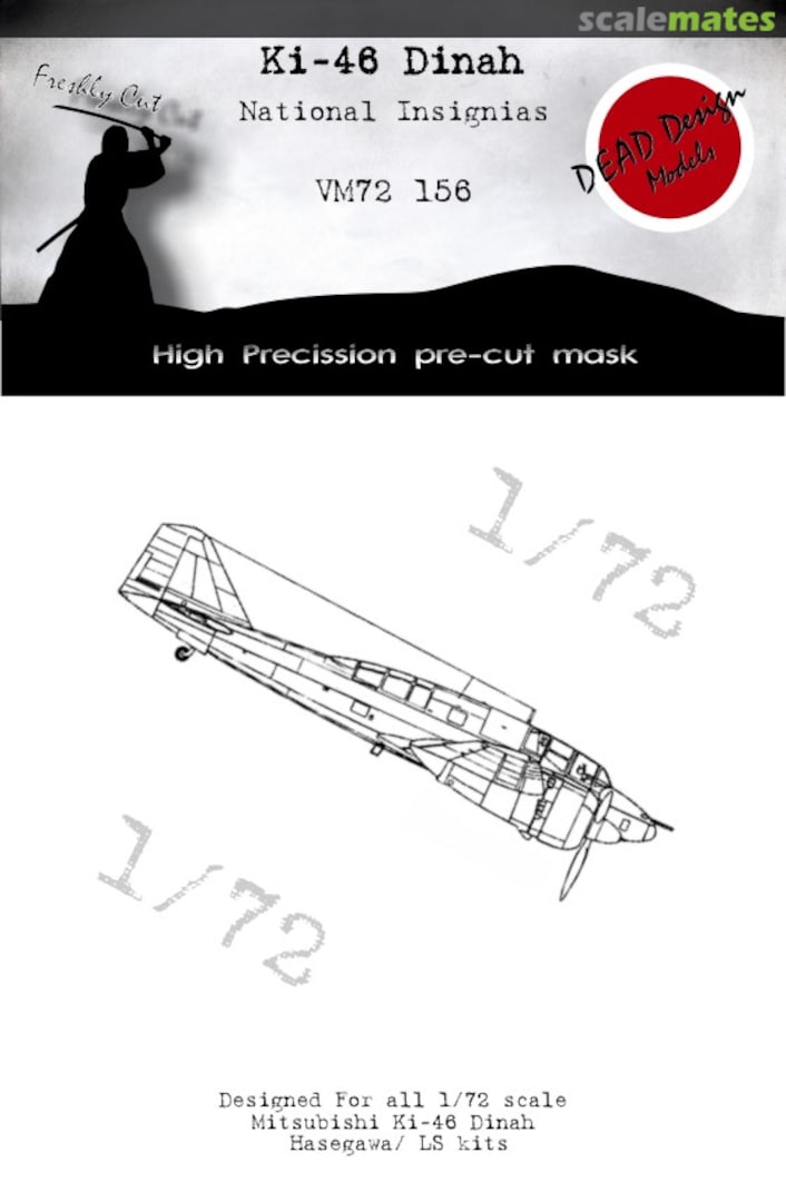 Boxart Ki-46 Dinah Nat. Ins. VM72156 DEAD Design Models Boxart Ki-46 Dinah Nat. Ins. VM72156 DEAD Design Models