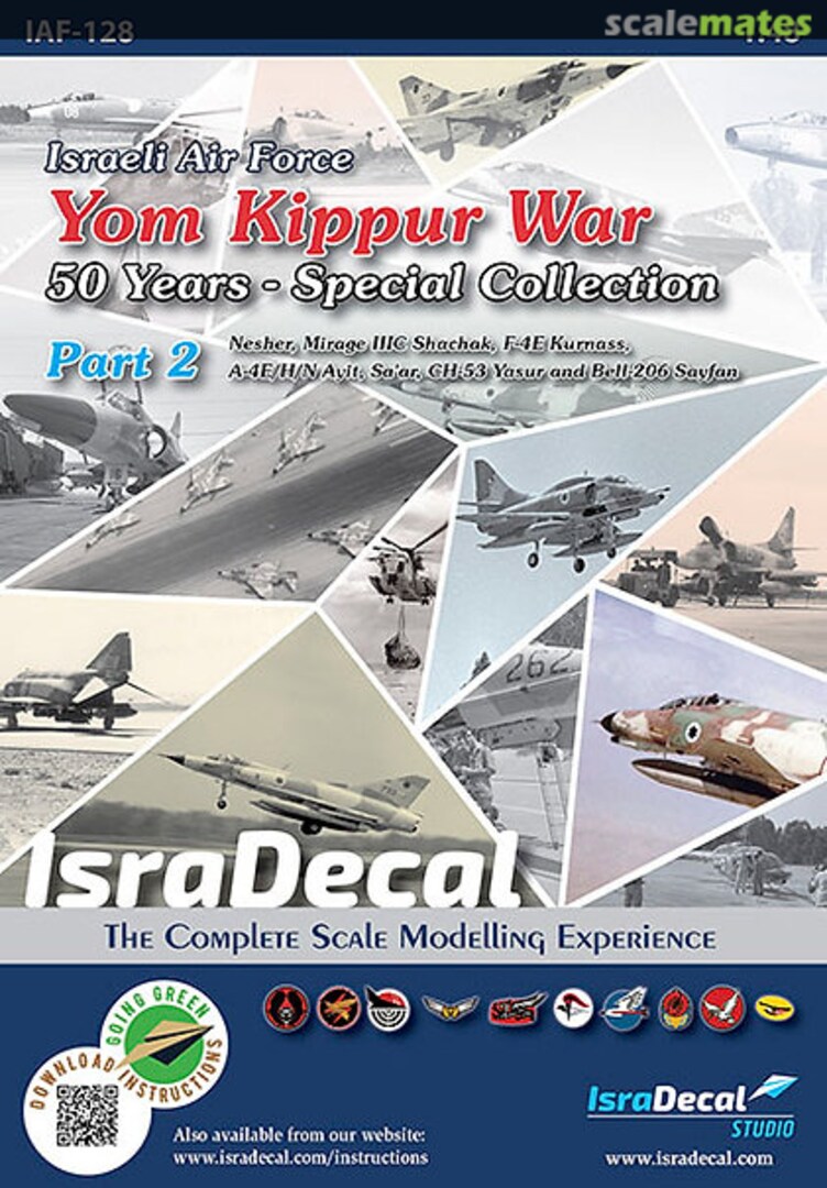 Boxart Yom Kippur War IAF-128 IsraDecal Studio Boxart Yom Kippur War IAF-128 IsraDecal Studio