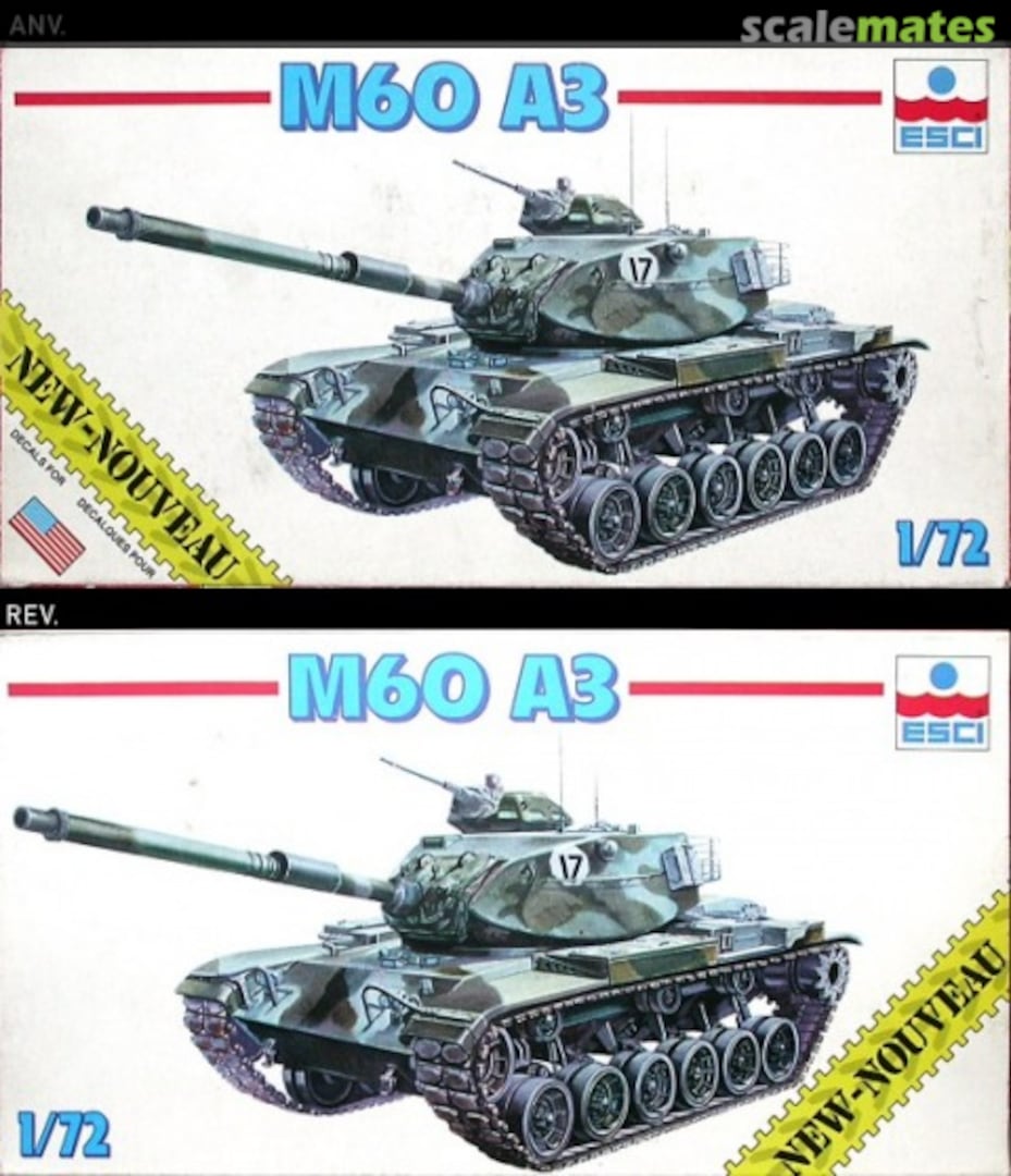 Boxart M60 A3 8317 ESCI Boxart M60 A3 8317 ESCI
