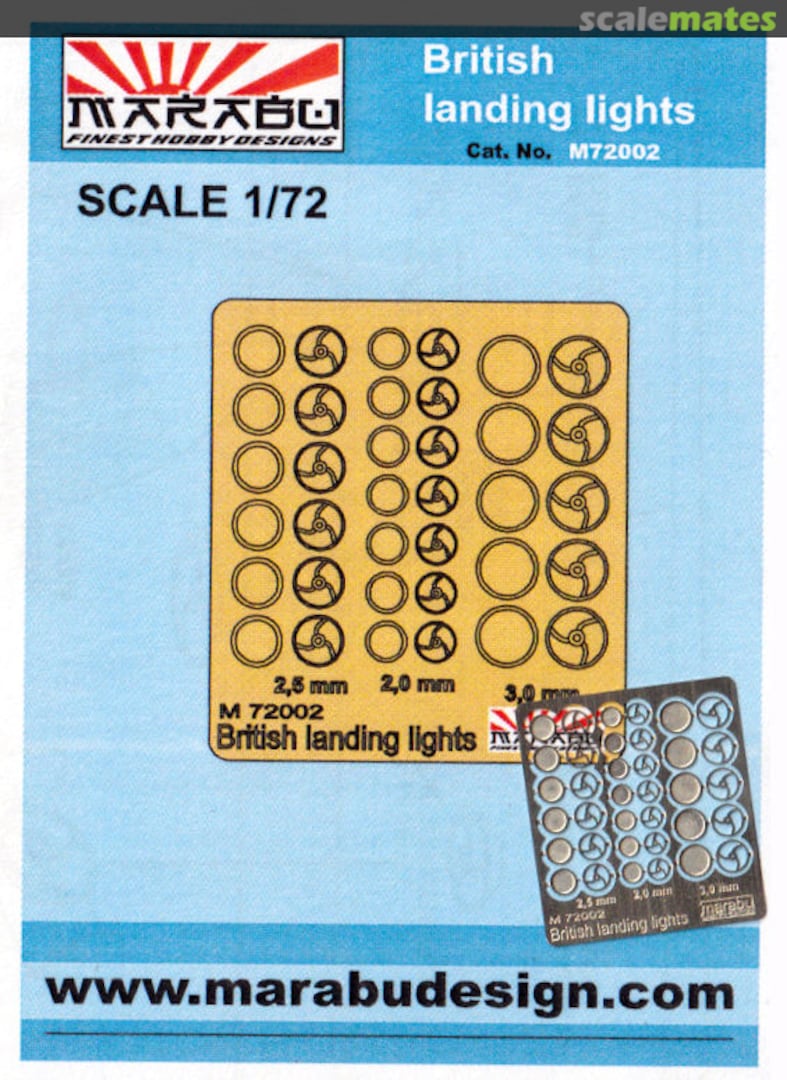Boxart British landing lights M72002 Marabu