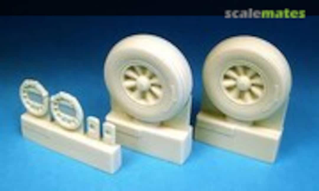 1:32 Corsair, Hellcat Wheels - Stamped Hub (Barracuda Studios BR32121) BR32121