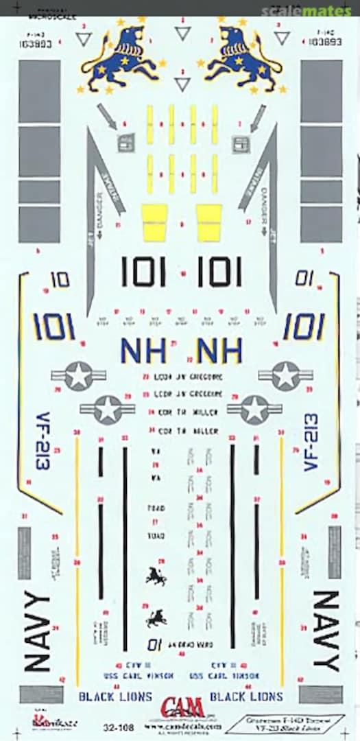 Boxart F-14D Tomcat 32-108 CAM Boxart F-14D Tomcat 32-108 CAM
