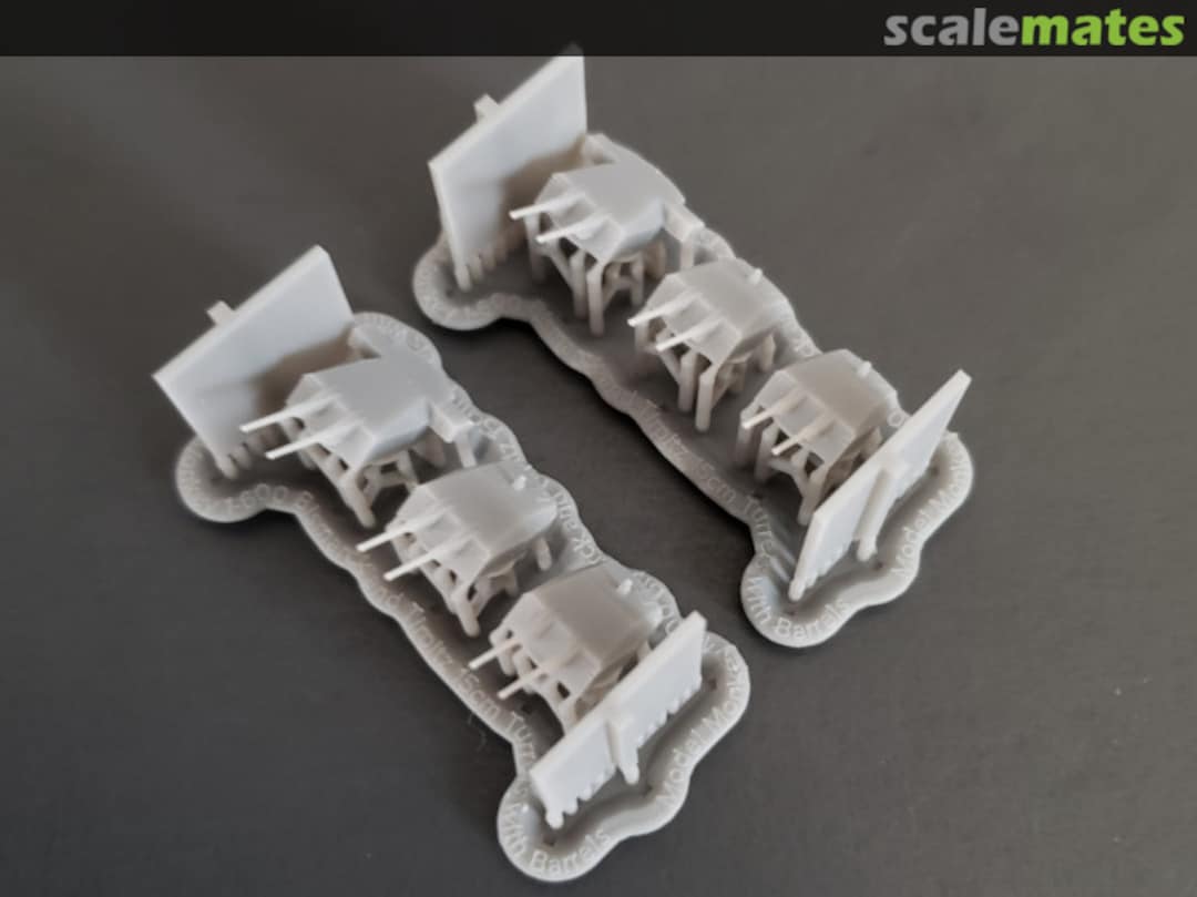 Boxart Bismarck and Tirpitz 15 cm L/55 (5.9"/55 cal.) Secondary Battery Turrets (set of 6) 600-Bis.15cm.Trrts Model Monkey Boxart Bismarck and Tirpitz 15 cm L/55 (5.9"/55 cal.) Secondary Battery Turrets (set of 6) 600-Bis.15cm.Trrts Model Monkey