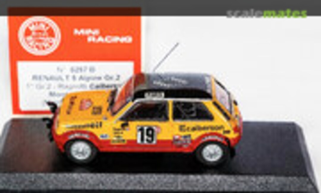 Renault 5 Alpine [6636 JT 76] &quot;Calberson&quot; (Mini Racing 257)