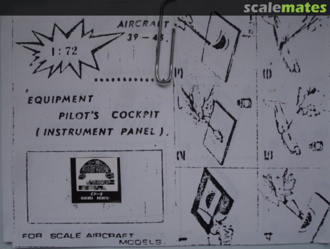 Boxart Sukhoi Su-2 Pilot  PlusModel