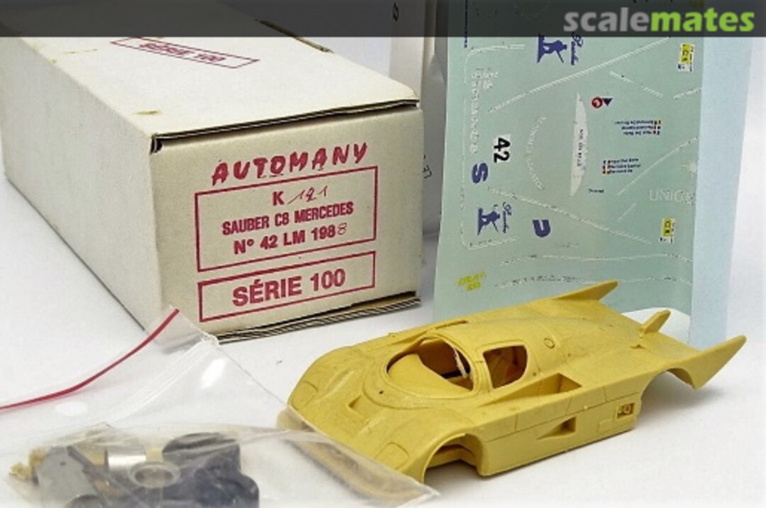 Boxart Sauber-Mercedes C8 "UNIGESTION" K121 Automany Boxart Sauber-Mercedes C8 "UNIGESTION" K121 Automany