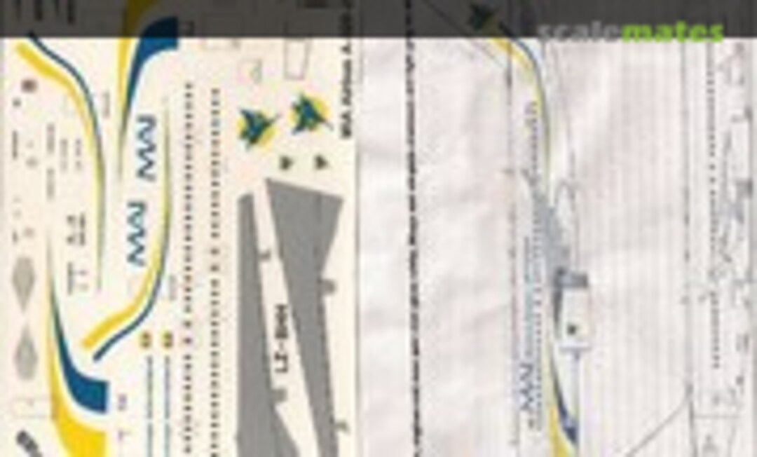 1:144 Airbus A320 Myanmar Airlines International (Pointerdog Decals A320_1) A320_1