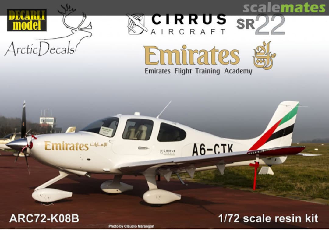 Boxart Cirrus SR22 ARC72-K08B Arctic Decals Boxart Cirrus SR22 ARC72-K08B Arctic Decals