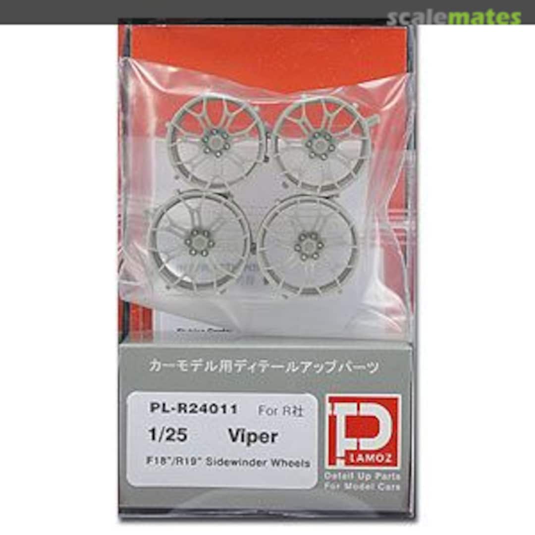 Boxart Viper F18" R19" Sidewinder Wheels set PL-R24011 Plamoz Boxart Viper F18" R19" Sidewinder Wheels set PL-R24011 Plamoz