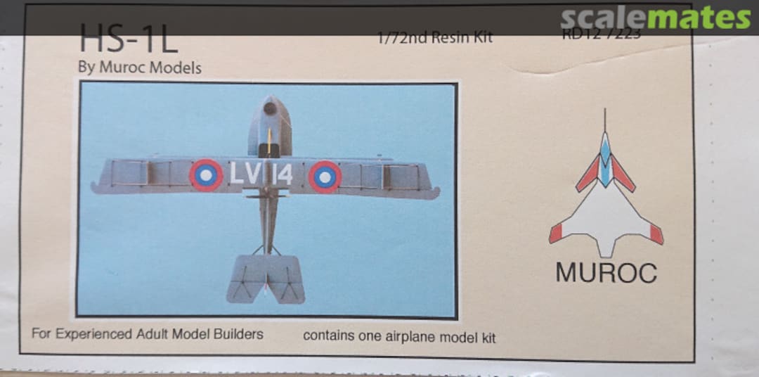 Boxart Curtiss HS-1L RD72 7223 Muroc Models Boxart Curtiss HS-1L RD72 7223 Muroc Models