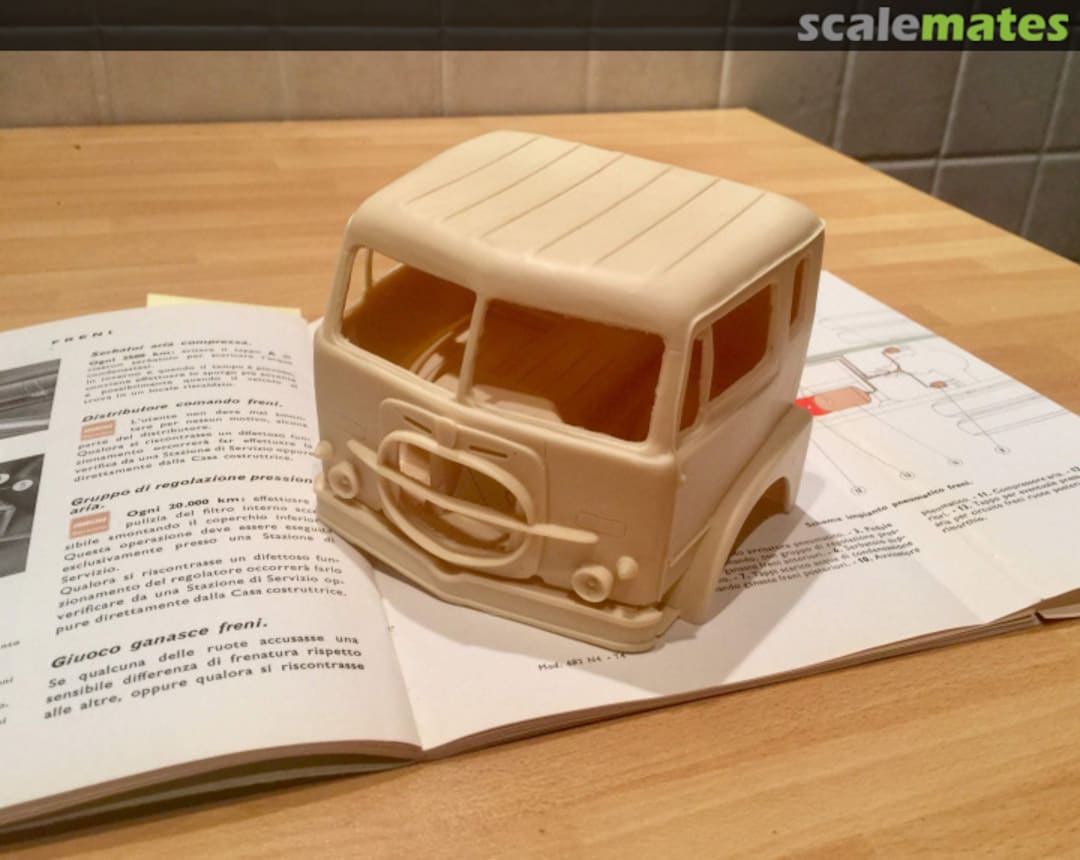 Boxart Fiat 682/690/693 resin cab conversion LoveGT40 Modelworks Boxart Fiat 682/690/693 resin cab conversion LoveGT40 Modelworks