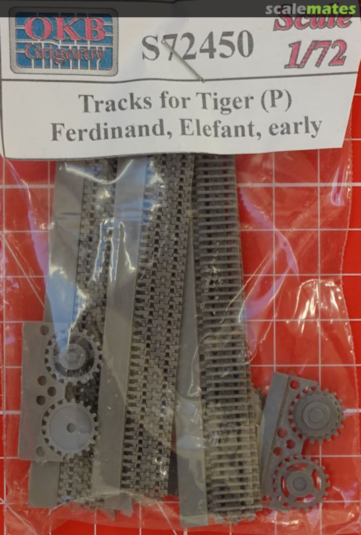 Boxart Tracks for Tiger (P) Ferdinand, Elefant, early S72450 OKB Grigorov Boxart Tracks for Tiger (P) Ferdinand, Elefant, early S72450 OKB Grigorov