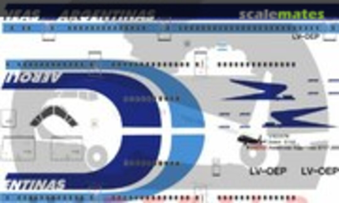 1:200 Aerolineas Argentinas Boeing 747-200 (V1 Decals V1D0570-200) V1D0570-200