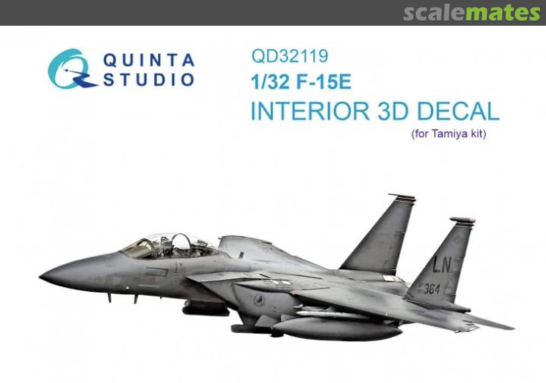Boxart F-15E Interior 3D Decal QD32119 Quinta Studio Boxart F-15E Interior 3D Decal QD32119 Quinta Studio