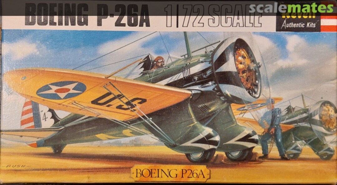 Boxart Boeing P-26A H-656 Revell (Great Britain) Boxart Boeing P-26A H-656 Revell (Great Britain)
