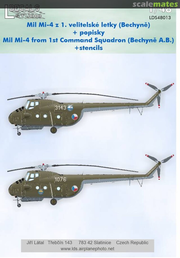 Boxart Mil Mi-4 LDS48013 L Decals Studio Boxart Mil Mi-4 LDS48013 L Decals Studio