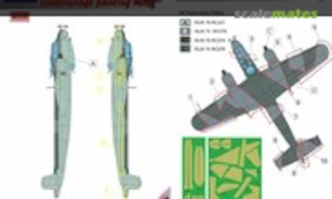 1:72 Do 217 J-1/2 Camouflage Painting Mask (LF Models M72137) M72137