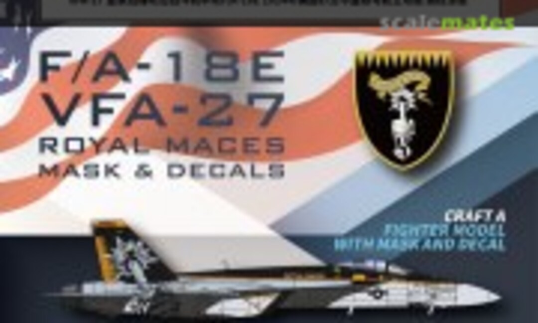 1:72 VFA-27 "Royal Maces" F/A-18E CVN 73 2024 Die Cut Flexible Mask (Galaxy Model G72060) G72060