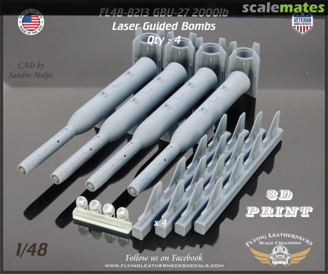 Boxart GBU-27 2000lb Laser Guided Bombs FL48-8213 Flying Leathernecks Boxart GBU-27 2000lb Laser Guided Bombs FL48-8213 Flying Leathernecks