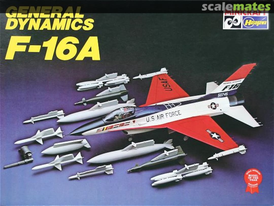 Boxart General Dynamics F-16A 100 Minicraft Hasegawa Boxart General Dynamics F-16A 100 Minicraft Hasegawa