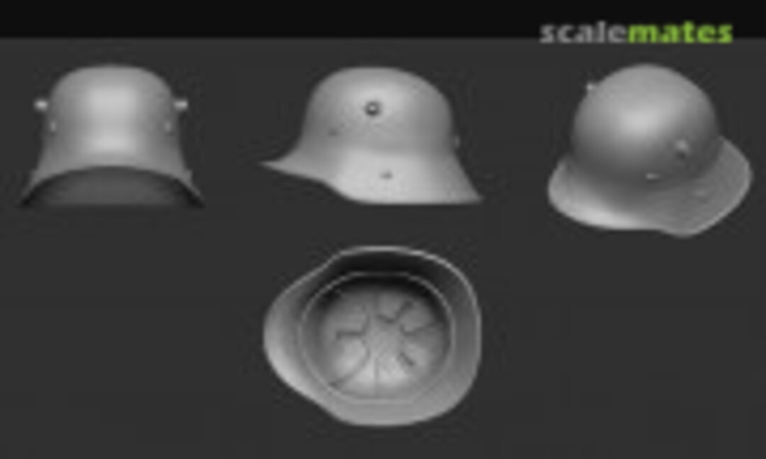 1:16 German Helmet M16 (Detail) (Firma49 H016-16) H016-16