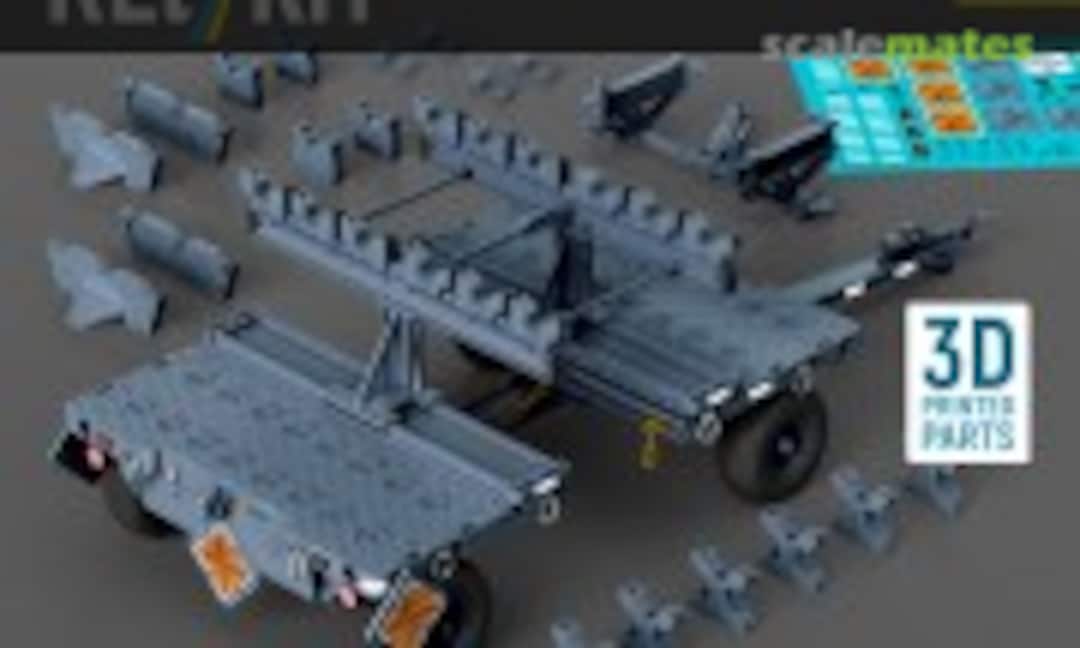 1:32 MHU-141M munitions trailer with weapon platform (type 1) (3D Printed) (ResKit RSK32-0028) RSK32-0028