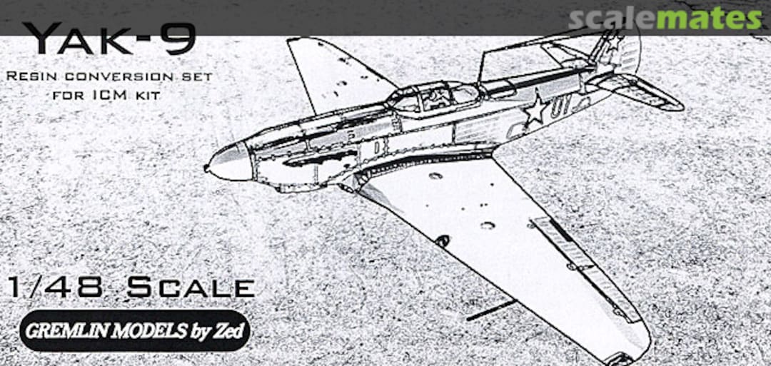 Boxart Yak-9 resin conversion set Gremlin Models Boxart Yak-9 resin conversion set Gremlin Models