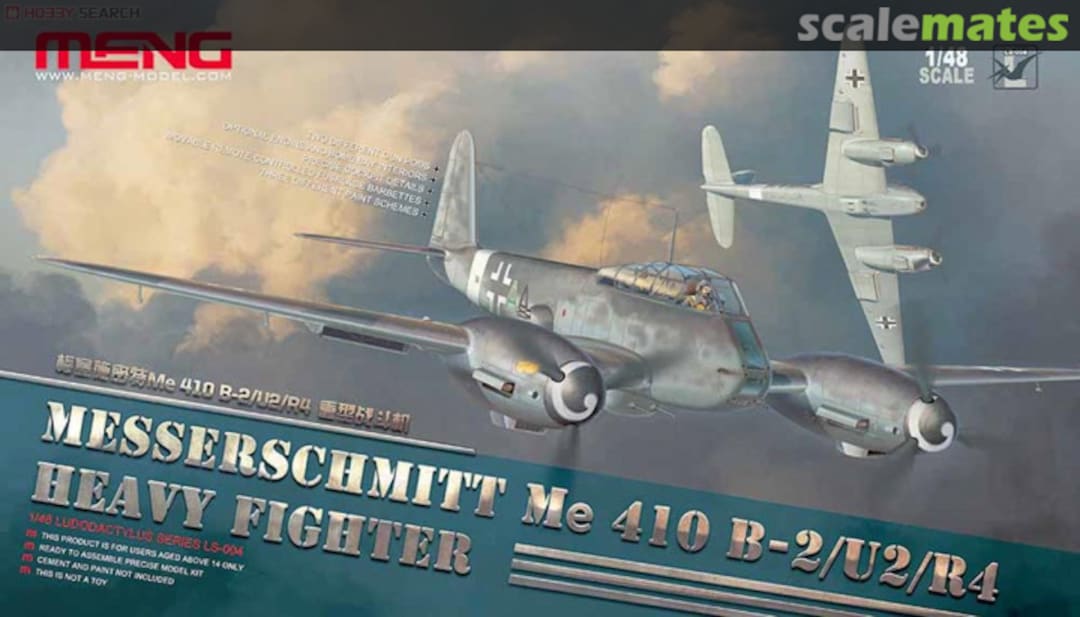 Boxart Messerschmitt Me 410 B-2/U2/R4 LS-004 Meng Model Boxart Messerschmitt Me 410 B-2/U2/R4 LS-004 Meng Model