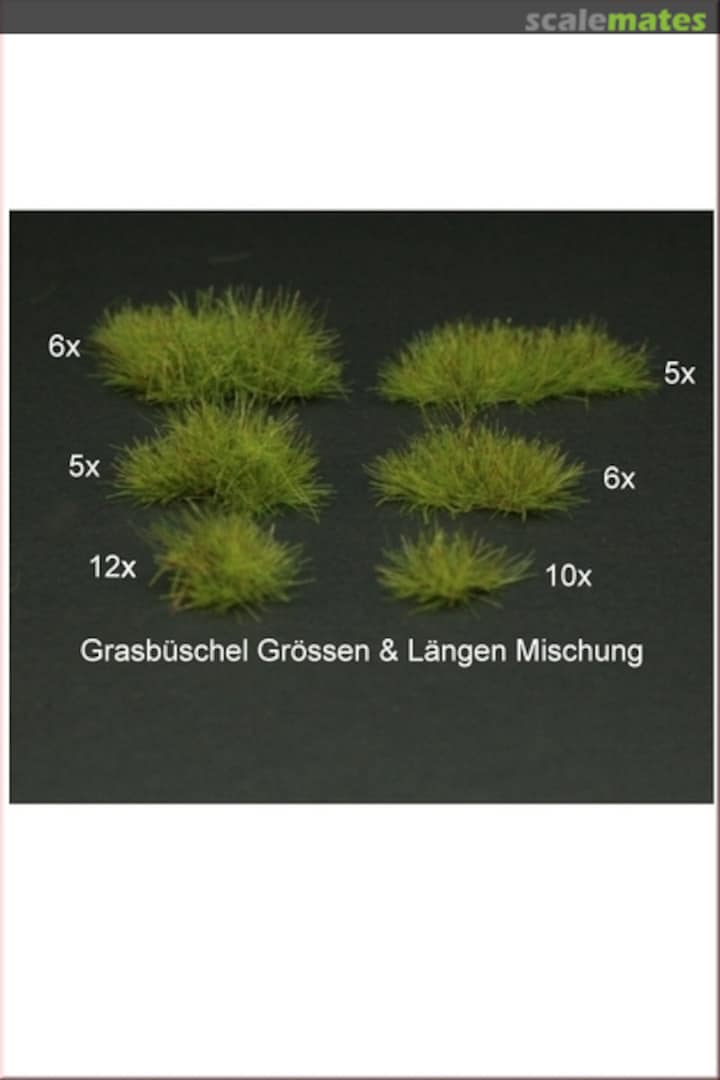 Boxart Tufts of grass sizes and lengths mixture (refer Swatch) <Dry> GL-309 Fredericus-Rex