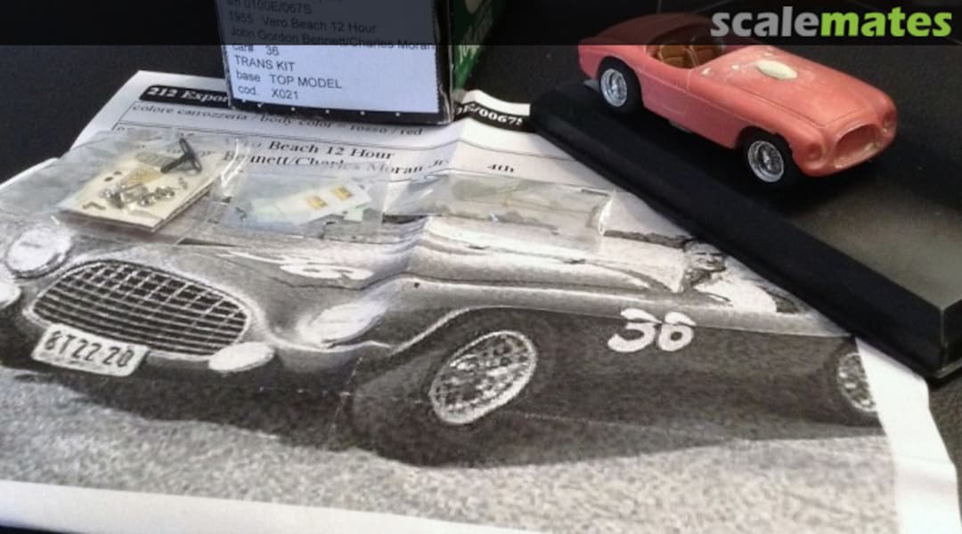 Boxart Ferrari 212 Export Touring #0100E/067S X021 Top Model Collection