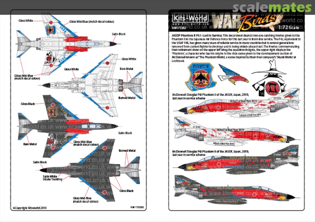 Boxart F-4J Last Japanese Phantoms KW172202 Kits-World Boxart F-4J Last Japanese Phantoms KW172202 Kits-World